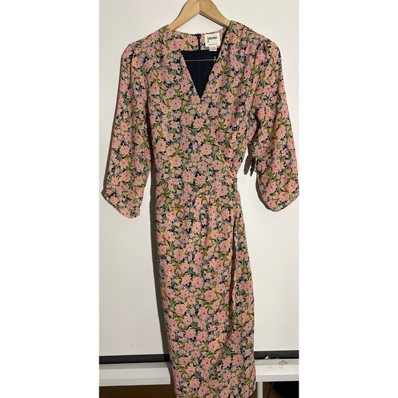 Joanie Floral Pink Dress - Picture 1 of 3